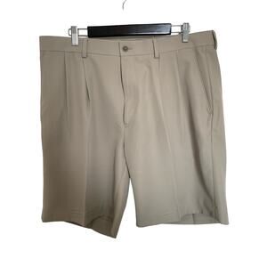 Golf shorts size 38  khaki  by Louis Raphael